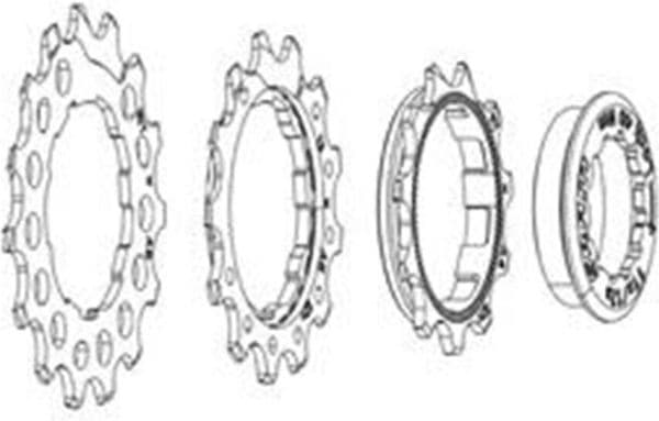 SRAM klinge/cog 12S 11-15T