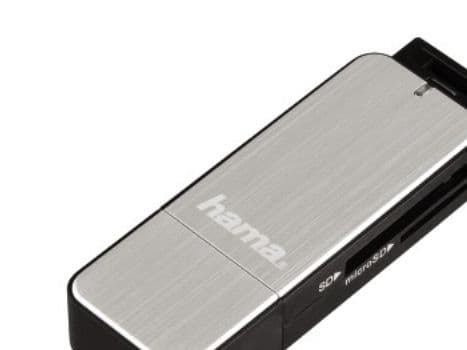 Hama - Kortleser (MMC, SD, microSD, SDHC, microSDHC, SDXC, microSDXC) - UHS Class 1 - USB 3.0