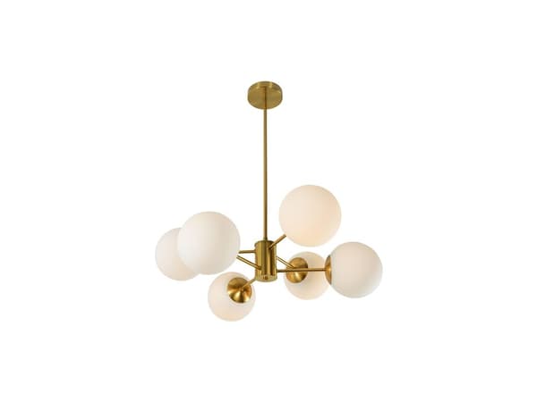 Hengelampe Domoletti PENDANT LIGHT RAILE 6 x E27 GOLD