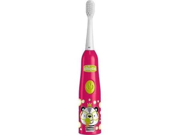 Chicco Panda eltandborste rosa