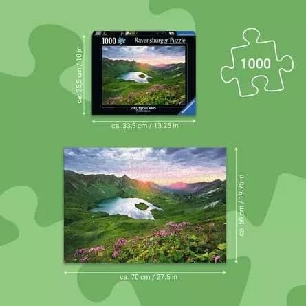 Ravensburger 12001768, 1000 styck, Liggande, 14 År