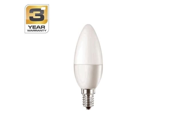 Standard LED-pære B35 4,9W E14 4000K 470Lm Pl/Mat