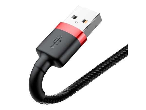 Baseus CALKLF-A19, 0,5 m, USB A, Lightning, Hanstik, Svart