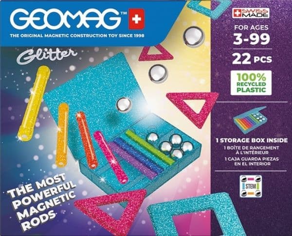 Geomag Glitter Recycled 22 st.