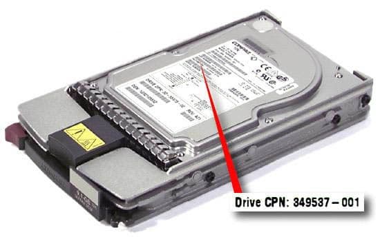 COMPAQ HDD 9GB 10KWU2 SCA1/ Hotplug