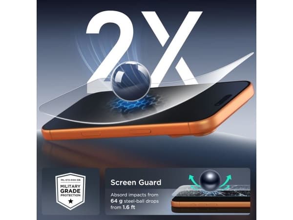 Tech-Protect herdet glass 10-pakning til iPhone 15 Pro Max