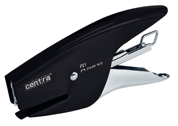 Hæftetang Centra P21 sort, til 12 ark