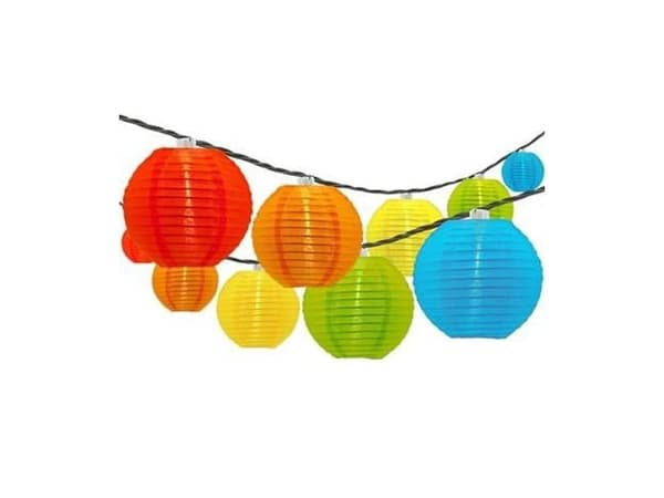 Lanterne lyskæde, 200 cm.