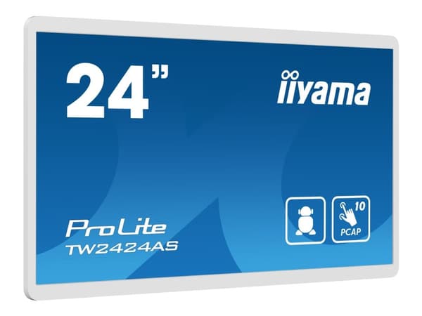 IIYAMA TW2424AS 60.5cm IPS TOUCH 24''/1920x1080/Micro-SD/2xUSB/valkoinen