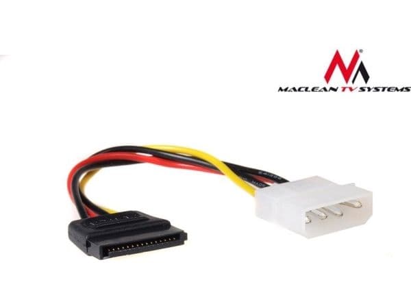 Maclean Molex - SATA, 0,15m, monivärinen (MCTV-633)