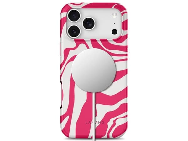Tech-Protect Lamano MagSafe Case for iPhone 18 Pro Max / 17 Pro Max - White and Pink