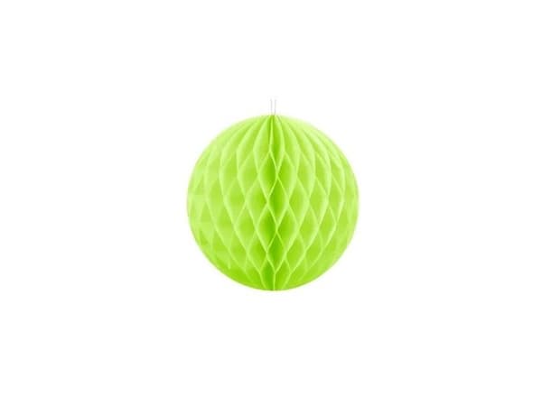 Limegrön pappersväftkula 20 cm