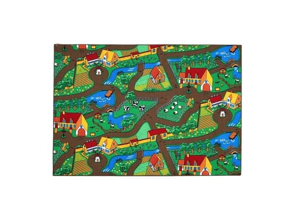 Leketeppe - Bondegård - 140 x 200 cm