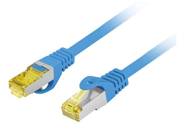 PATCHCORD CAT.6A S/FTP LSZH CU 1,5M BLUE FLUKE PASSERT LANBERG