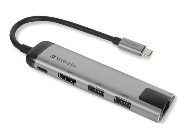 Verbatim - Dockningsstation - USB-C - HDMI - 1GbE