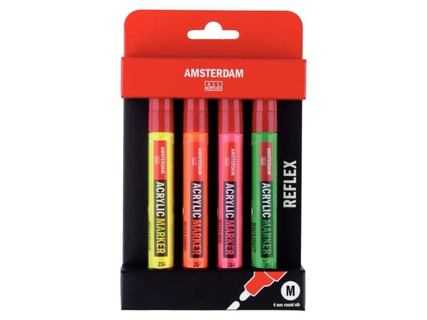 Schjerning Amsterdam akryl marker reflekssystem | 4 farger