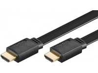 MicroConnect - HDMI-kabel - HDMI hann til HDMI hann - 5 m - flat