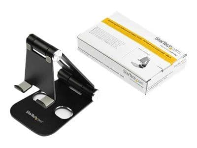 StarTech.com USPTLSTNDB, Matkapuhelin/älypuhelin, Tabletti/UMPC, Passiiviteline, Universaali, Musta