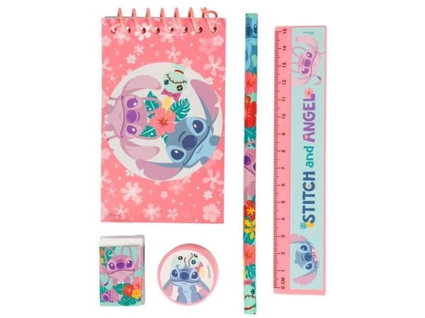Skrivset Stitch & Angel