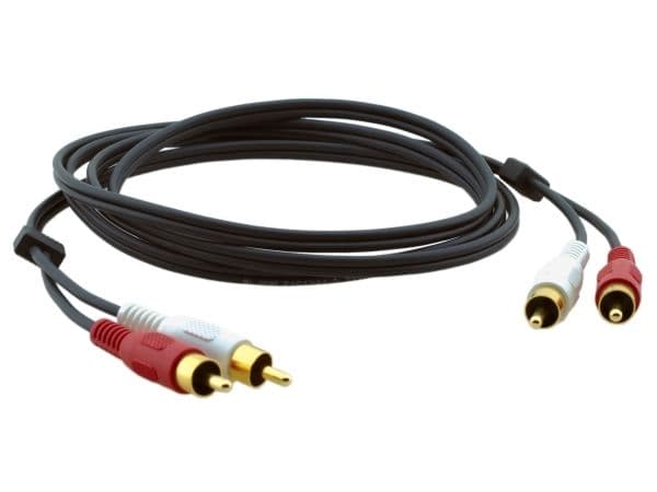 Kramer Electronics C-2RAM/2RAM-10, 2 x RCA, Uros, 2 x RCA, Uros, 3 m, Musta