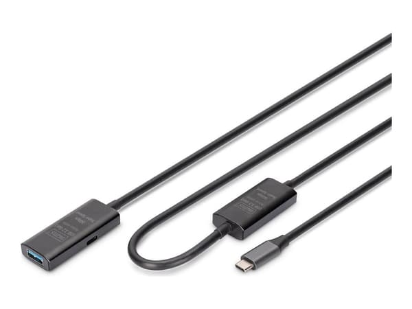 DIGITUS Active USB-C-jatkojohto 10m
