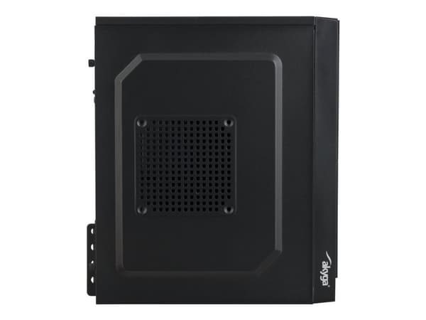 Akyga AK35BK - Tower - micro ATX - ilman virtalähdettä - musta - USB/Audio