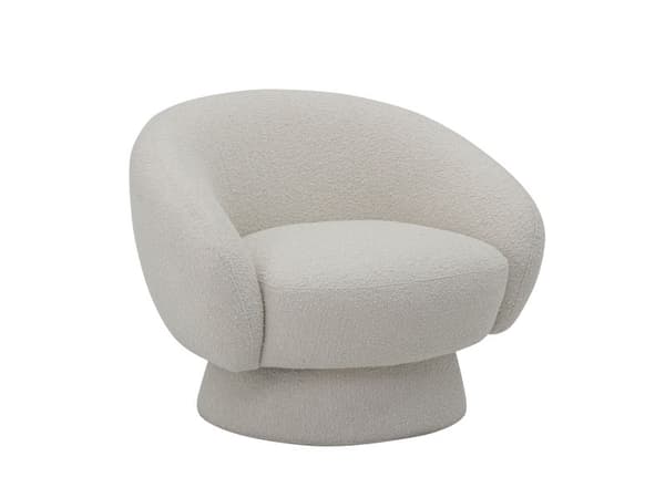 BLOOMINGVILLE Ted loungestol, hvit, polyester