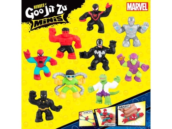 GOO JIT ZU MARVEL MINIS S8 ASS CDU - assortert