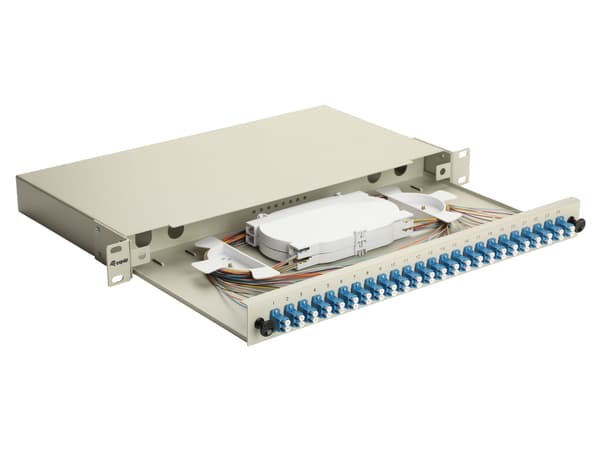 Equip 337211, LC (UPC), OS2, Stativmontering, 1U, Grå, Stål