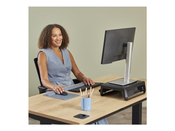 Fellowes Breyta - Musematte med håndleddsstøtte - størrelse XL - marine