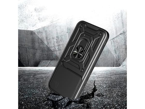 Tech-Protect CamShield Pro-etui til Xiaomi Poco F8 - svart