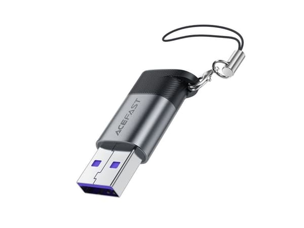 Acefast J8 USB-C til USB-A-adapter - grå