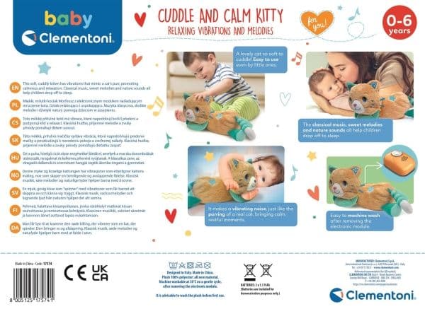 Clementoni Cuddle Calming Kitty