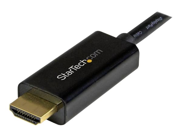 STARTECH.COM MDP2HDMM1MB Mini DisplayPort to HDMI Cable Converter 1m(3ft) Black