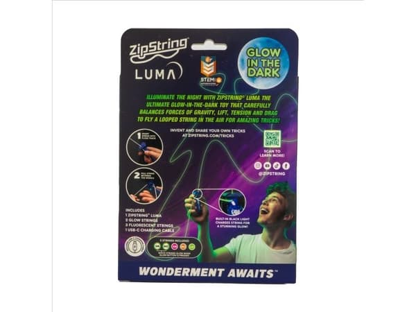 ZipString Luma, lyser i mørke