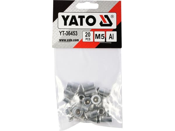 YATO nitbultar i aluminium M5 / 20 st.