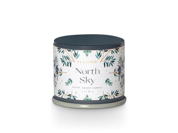 ILLUME North Sky Demi Vanity tin duftlys blå