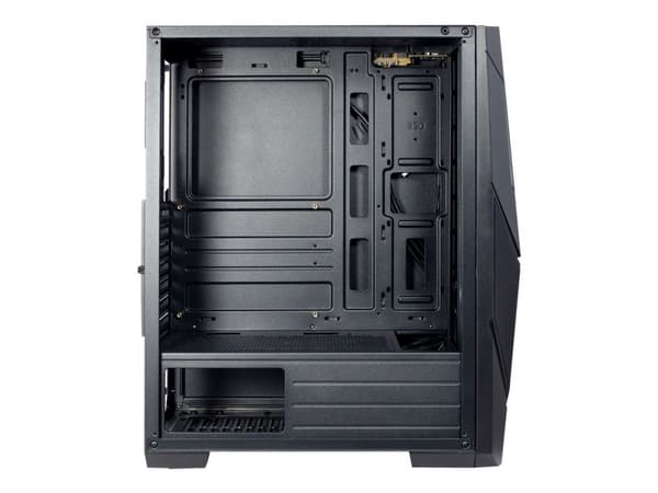 Inter-Tech IT-3303 HORNET, Tower, PC, Musta, ATX, ITX, mikro ATX, Akryyli, Multi