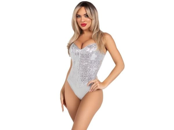 Sort palliet bodysuit