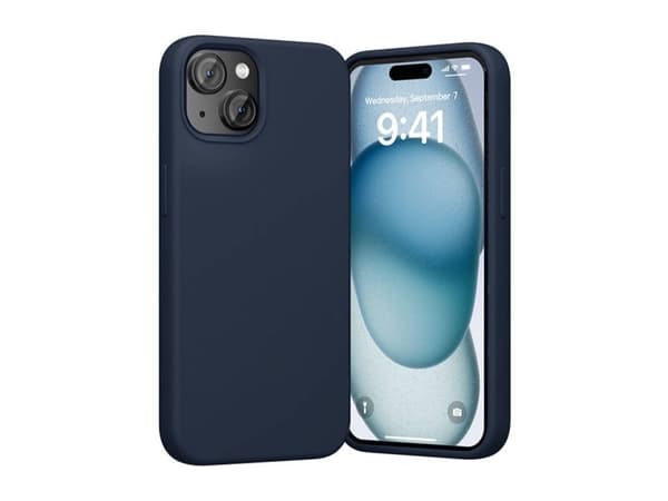 Vention KUFL0-20 Silicone Case for iPhone 15 Plus (blue)