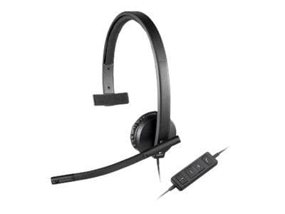 Logitech USB Headset H570e - Hodesett - on-ear - kablet