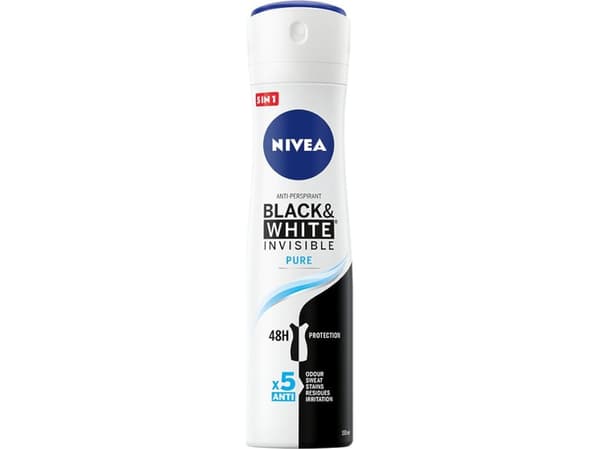 Nivea Deodorant Spray Invisible Black & White Pure