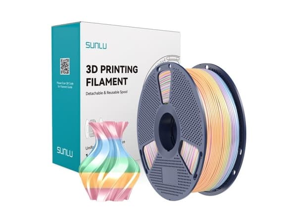 Sunlu PLA+ silke filament (Rainbow) 04