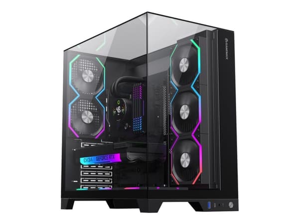 GameMax Infinity Pro BK Midi Tower Svart