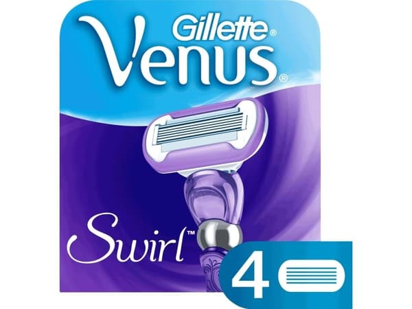 Gillette Venus Swirl Extra Smooth utskiftbare hoder 4 stk