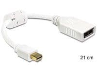 Delock - DisplayPort-sovitin - DisplayPort (hun) til Mini DisplayPort (han) - 21 cm