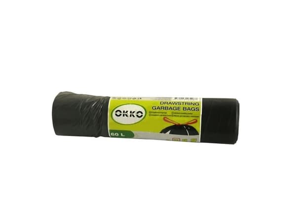 GARBAGE BAGS OKKO DS 60L 15PCS
