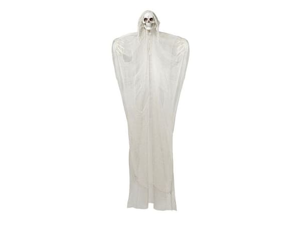 Hvid Grim Reaper med lyd, 240 cm