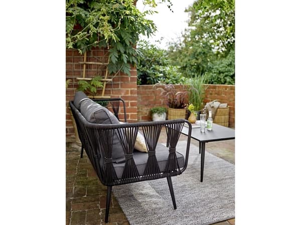 BLOOMINGVILLE Pavone Sofa, Sort, Metal