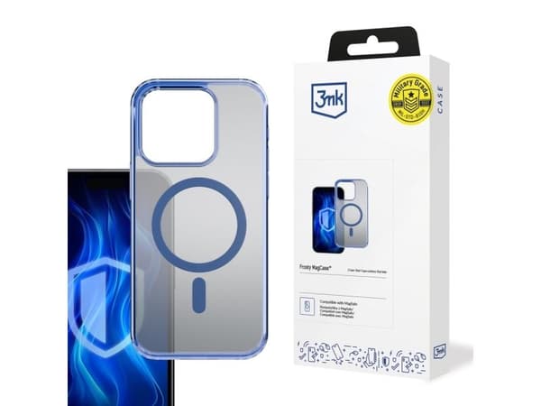 3MK Apple iPhone 14 Pro - 3mk Frosty MagCase Blue